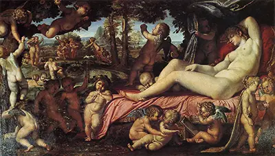 Sleeping Venus Annibale Carracci